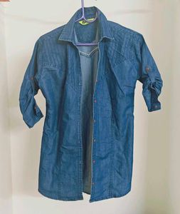 Dark Blue Shirt | Women Tops
