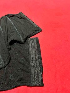 Black Lace Corset Top