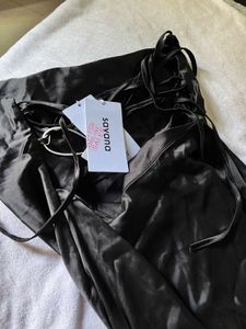 Black Backless Dress