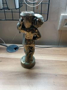 vintage cherub lamp