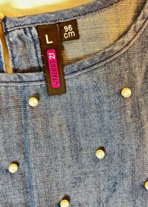 Jealous 21 Pearl Embellished Top