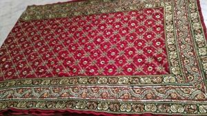 Heavy work saree WITHOUT BLOUSE
