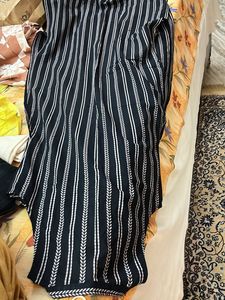 UNUSED ——Striped Kurta Long Slit