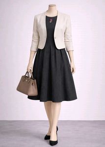 Chic Sleeveless Grey Dress