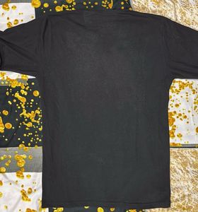 ZARA Navy Blue &amp; Black Sweat T-Shirt For Mens