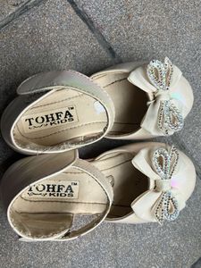 Tohfa Kids Ivory Ballet Flats