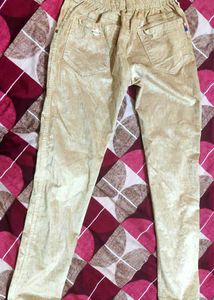 Beige Corduroy Pants