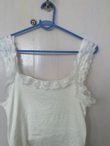 Lace Trim Tank Top