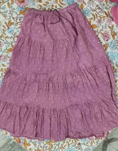 Tiered Ethnic Skirt