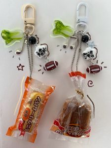 Japanese Bread Charm Keychains