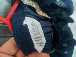 Navy Blue H&amp;M Tulle Skirt