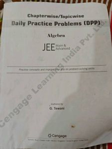Cengage Algebra DPP JEE Main &amp; Advanced