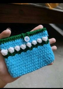 Crochet Tulip Pouch 🌷✨
