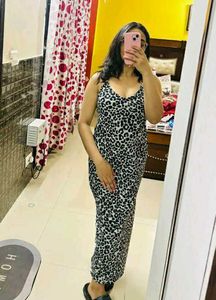 Leopard Print Slip Dress