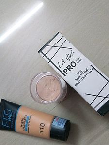 fit me foundation with concealer and primer
