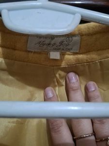 Elegant Mustard Yellow Jacket