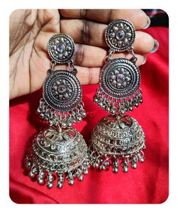 ✨Beautiful Oxidised Jhumkas ✨