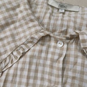 Gingham Sleeveless Top