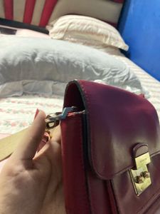 MICHAEL KORS Sloan Editor Large Red Burgundy❤️