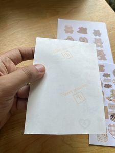 Small 3 Sheet Of Aesthetic Stickers