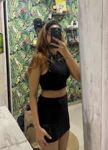 Black Skirt &amp; Top Set