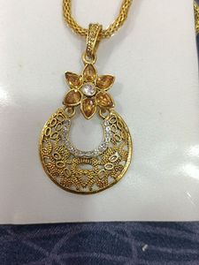Set Of Earnings &amp; Chain Pendant