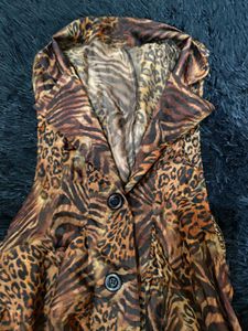 Y2k Tiger Print Mini Dress/top