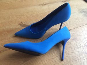 MANGO BLUE STILLETOES