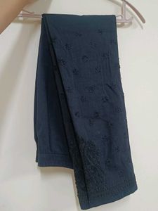 Black Chikankari Leggings/Pants