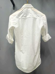 Semi Sheer Fabric (Transparent), Full Sleeve Shirt