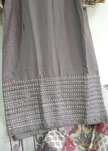 Straight Kurta With Bell Sleeves🤎