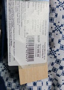 KURTA👗 (KARIGARI LONG KURTA, XL SIZE, BLUE COLOUR