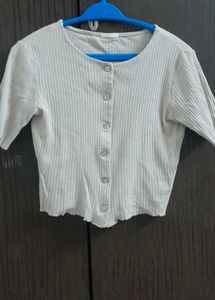 Cute Beige Crop Top Size 30 To 36