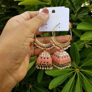 Jhumka Hoop Earrings