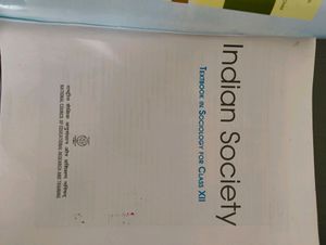 Sociology Textbook For Class 12