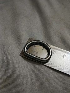 D Shape Metal Ring | Hook