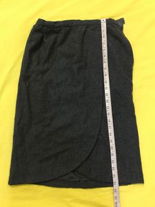 Dark Grey Valentino Skirt