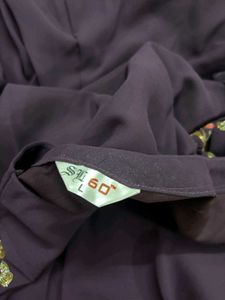 Plum Embroidered Indian Salwar Kameez