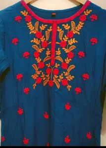 Blue Kurti For Girl Or Woman 36 Bust