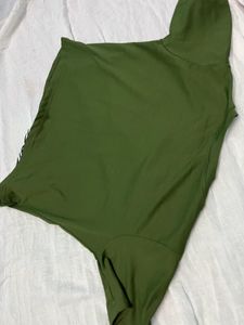 Olive Green Graphic Tee