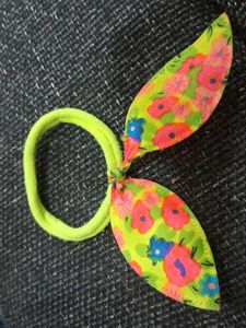 Floral Hair Ties (4)