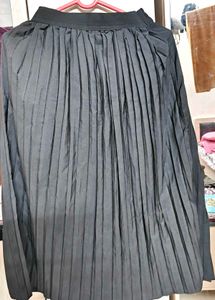 Pleated Black Skirt