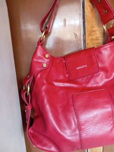 Branded Red Handbag