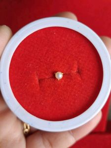 Pearl &amp; Gold Stud Earrings