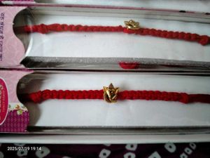 Rudraksha Ganesh Rakhi Set 6