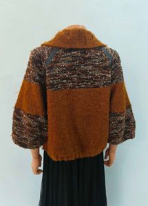 Brown Wool Blend Jacket