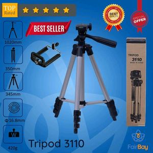🆕 Portable Camera Tripod with Three- Dimensional Head &amp; Quick Release Plate For All Camera &amp; Mobile