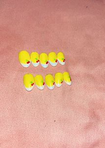 Lemon Cherry Press-On Nails