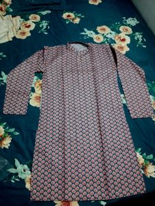 Men's Pure Cotton Printed Kurta