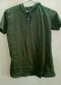 Green Hoodie T-Shirt